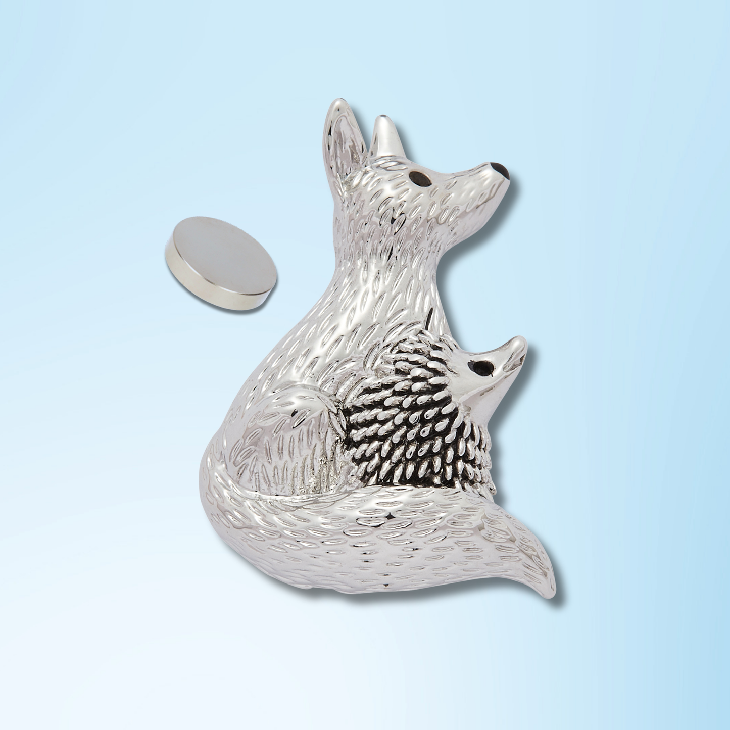 Magnetic Brooch + Gift Envelope - Friends Make The World