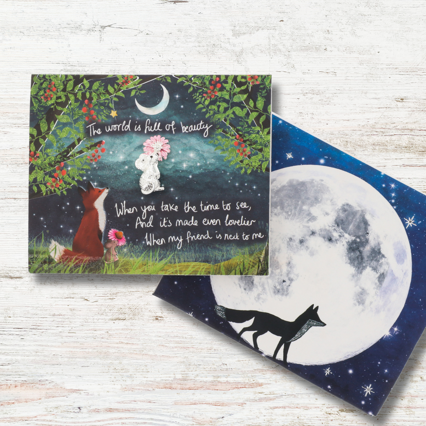 Magnetic Brooch + Gift Envelope - My Friend