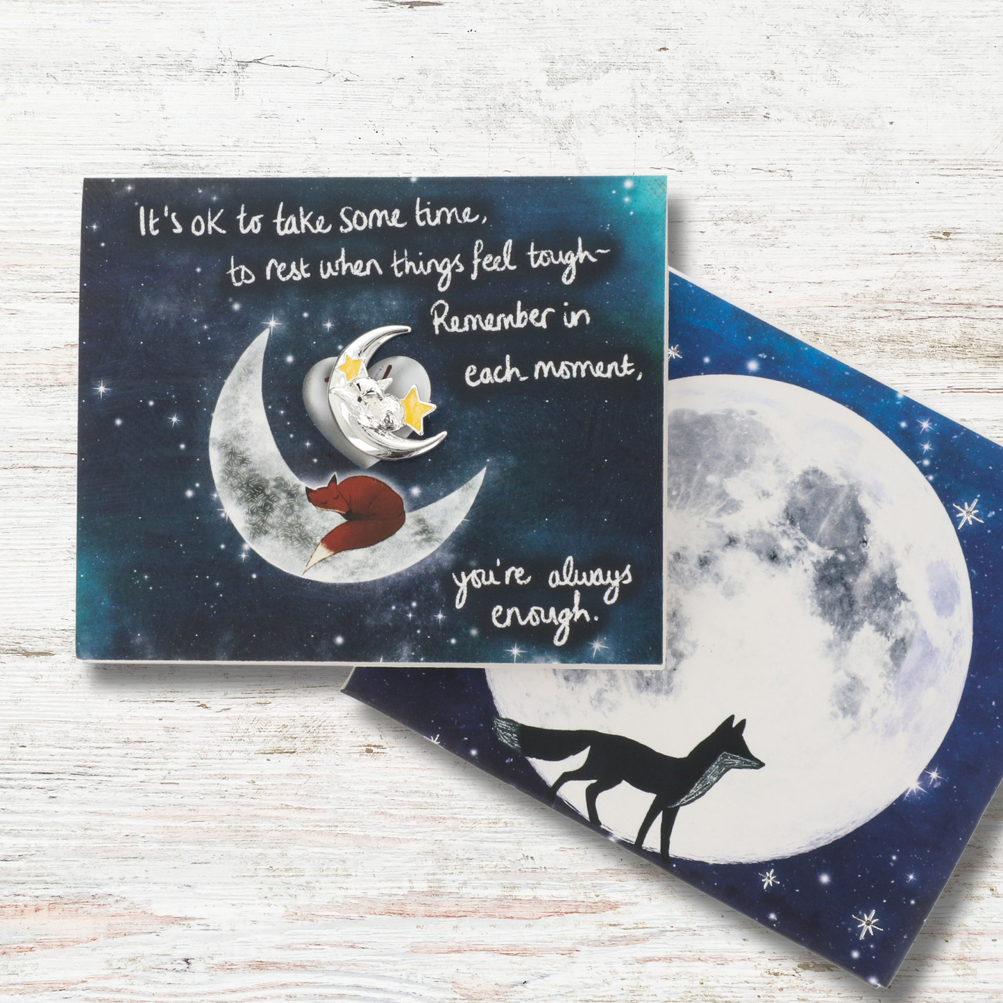 Magnetic Brooch + Gift Envelope - Take Some Time