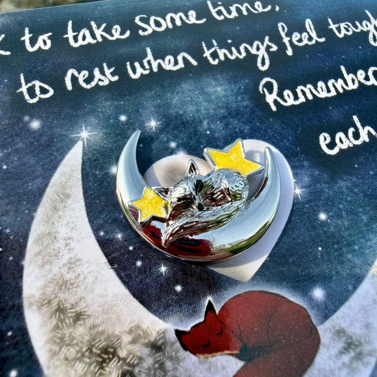 Magnetic Brooch + Gift Envelope - Take Some Time