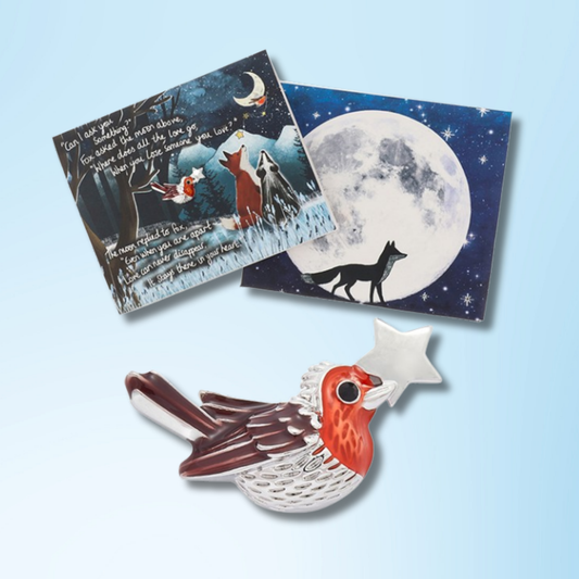 Magnetic Brooch + Gift Envelope - Where Love Goes