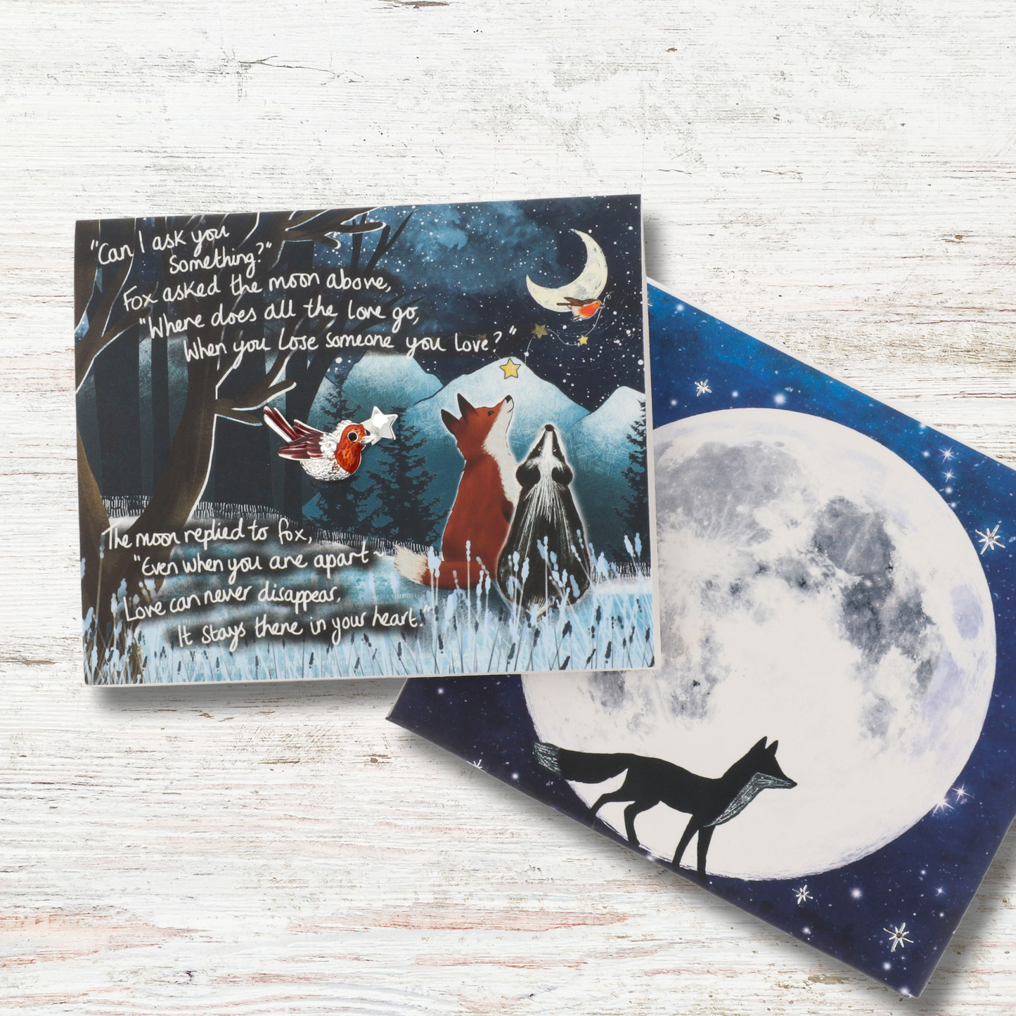 Magnetic Brooch + Gift Envelope - Where Love Goes