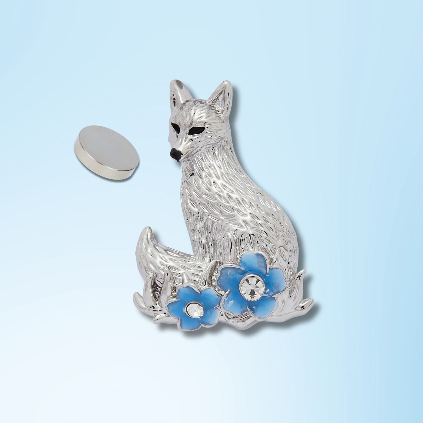 Magnetic Brooch + Gift Envelope - Forget Me Not