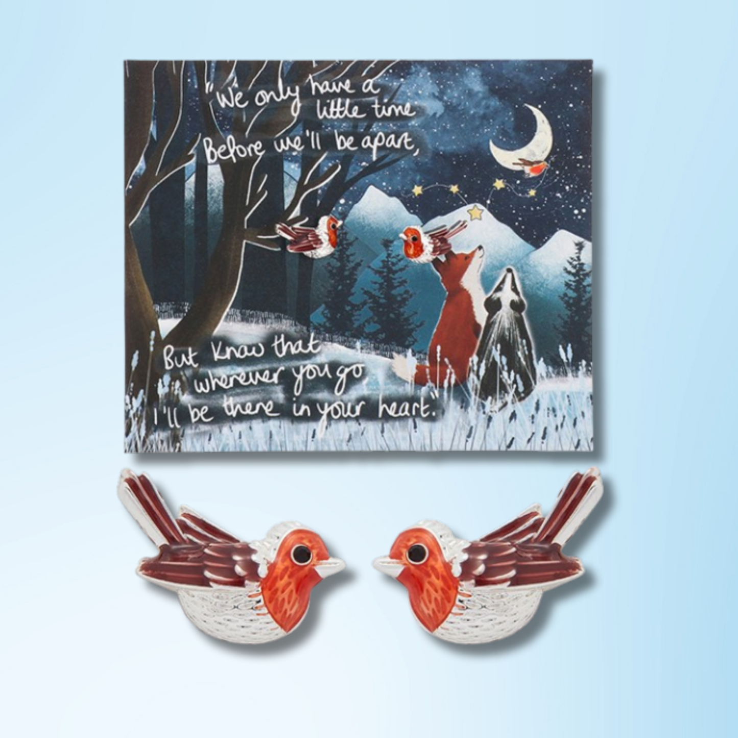 Silver Plated Earrings - In Your Heart
