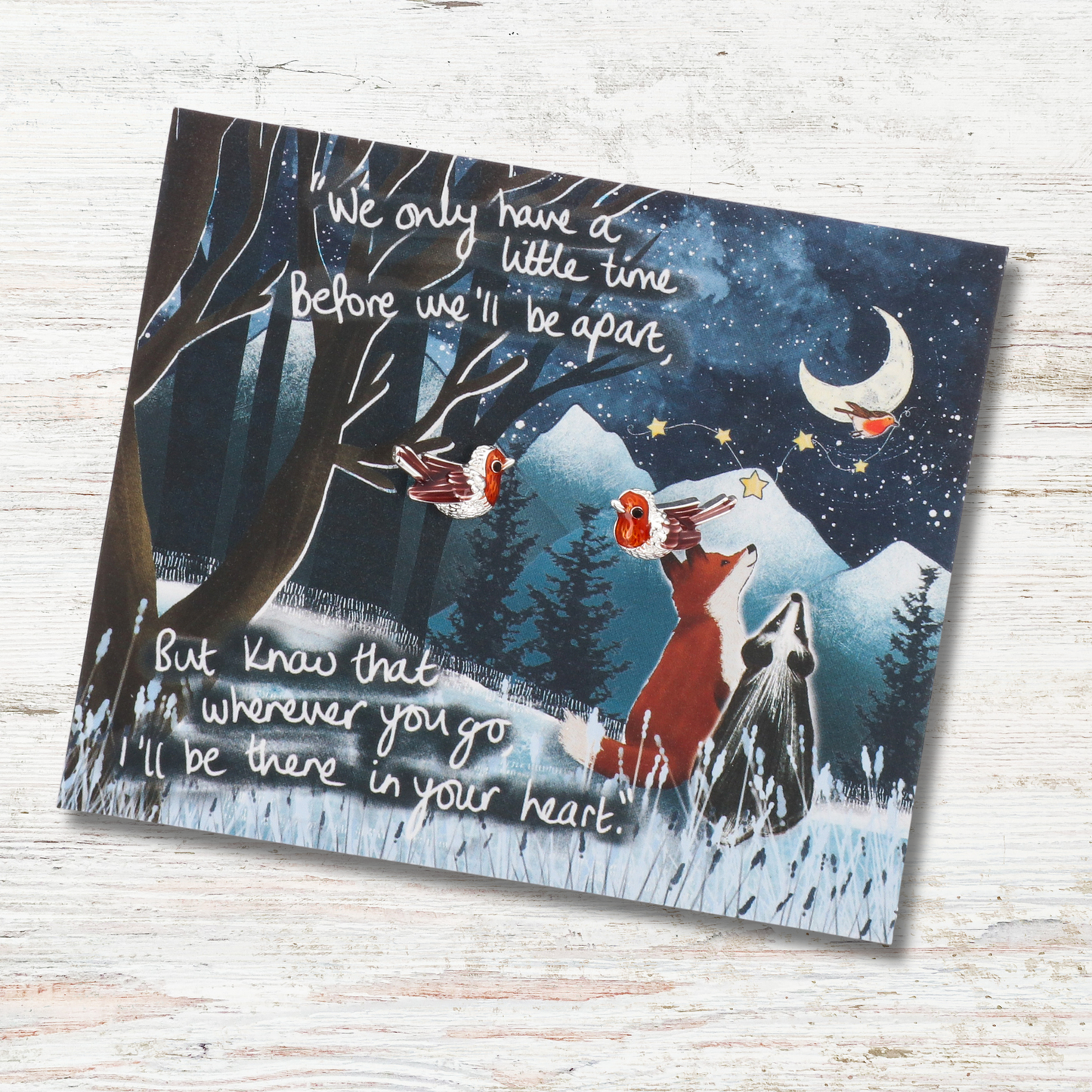 Silver Plated Earrings - In Your Heart
