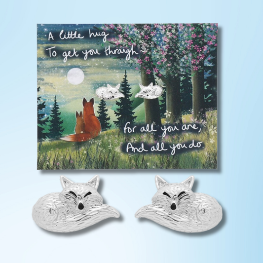 Silver Plated Earrings - A Little Hug