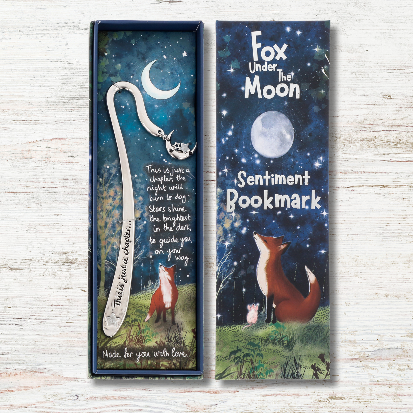 Boxed Sentiment Bookmark - Just A Chapter