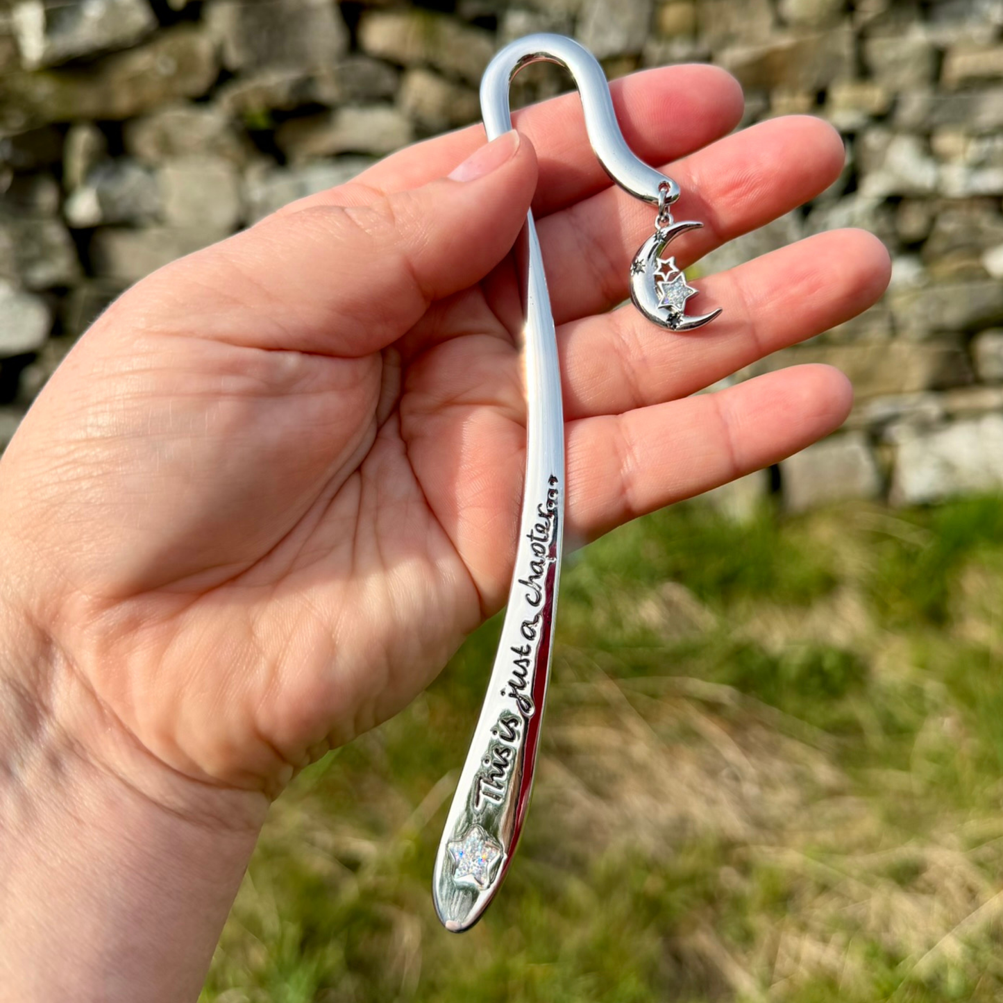 Boxed Sentiment Bookmark - Just A Chapter