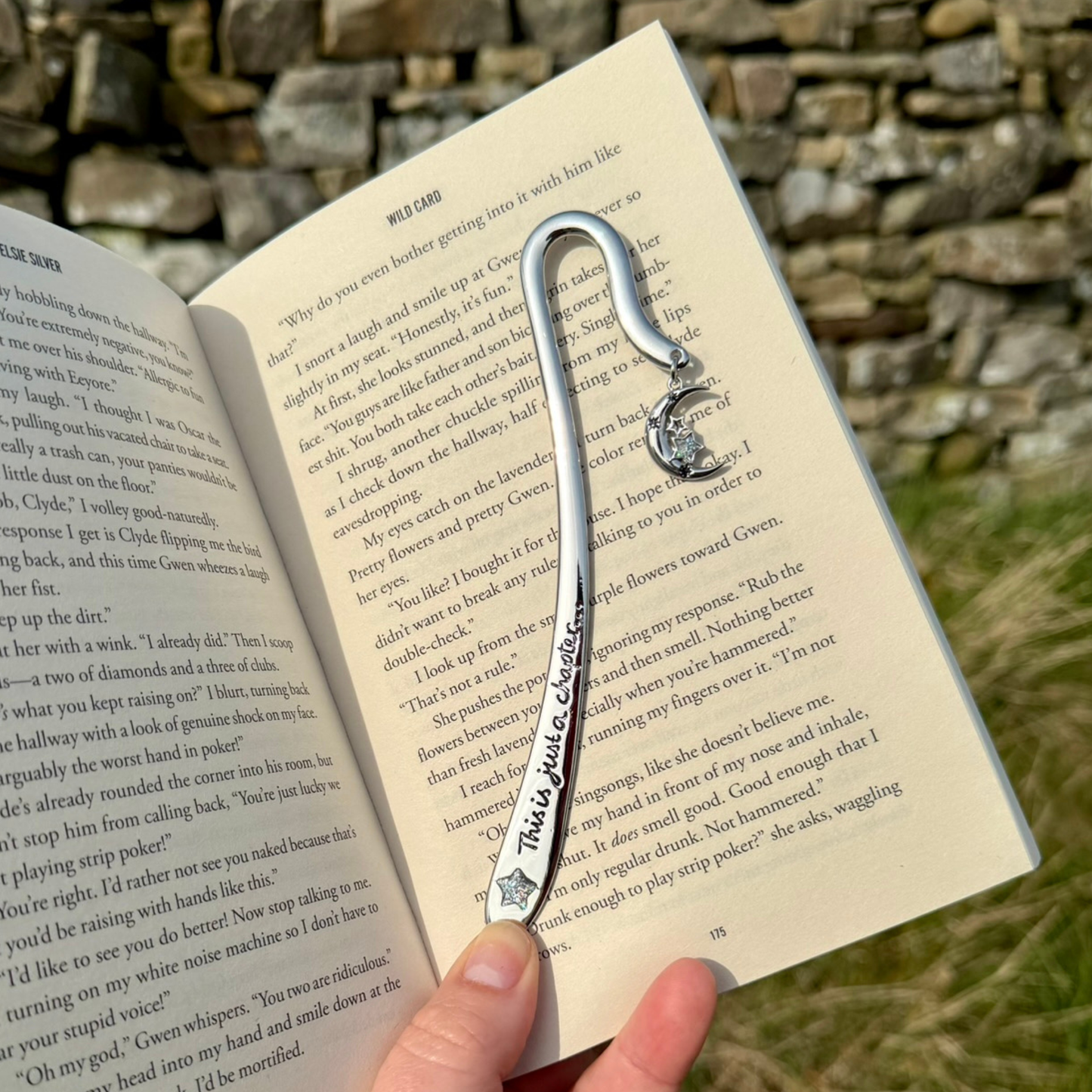 Boxed Sentiment Bookmark - Just A Chapter
