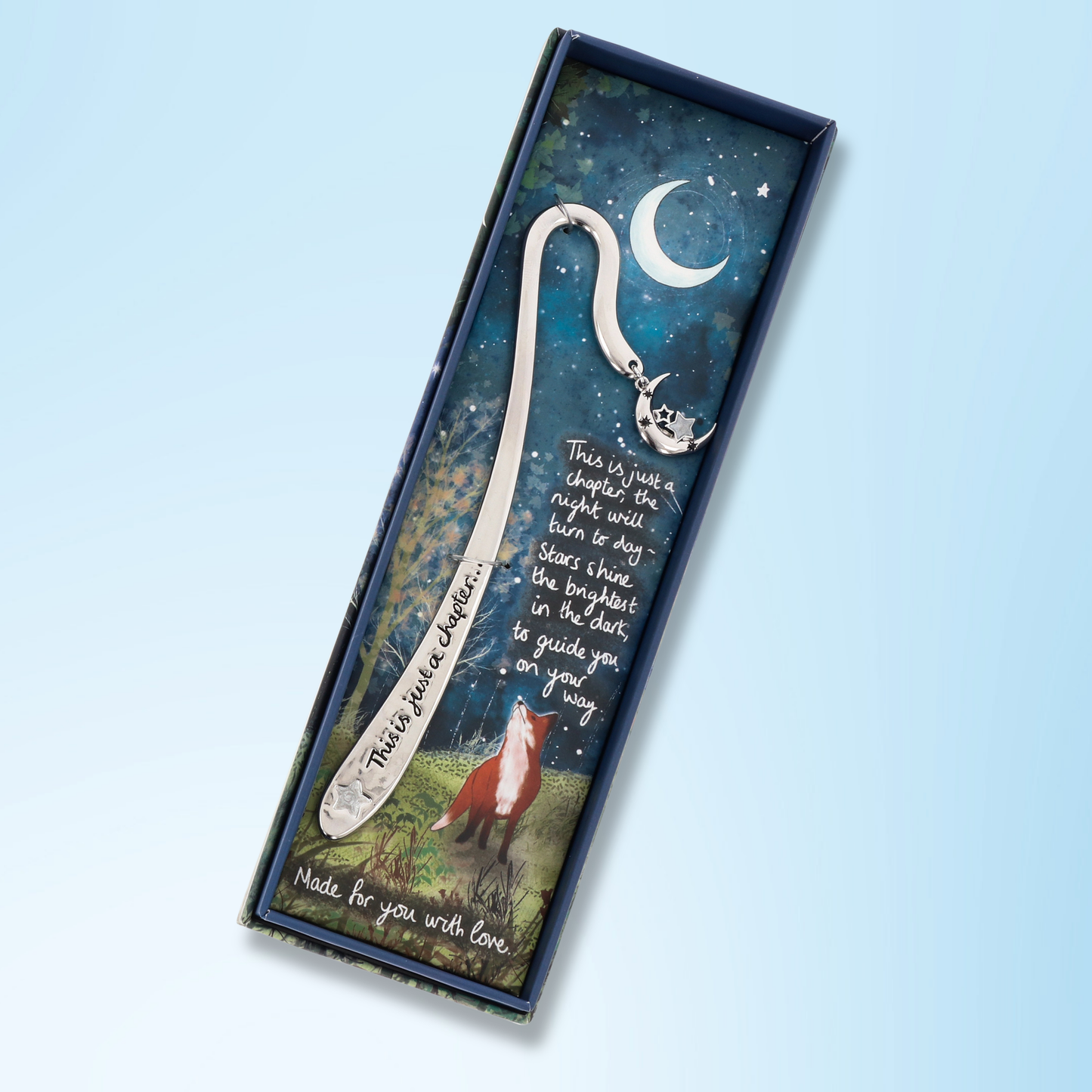 Boxed Sentiment Bookmark - Just A Chapter