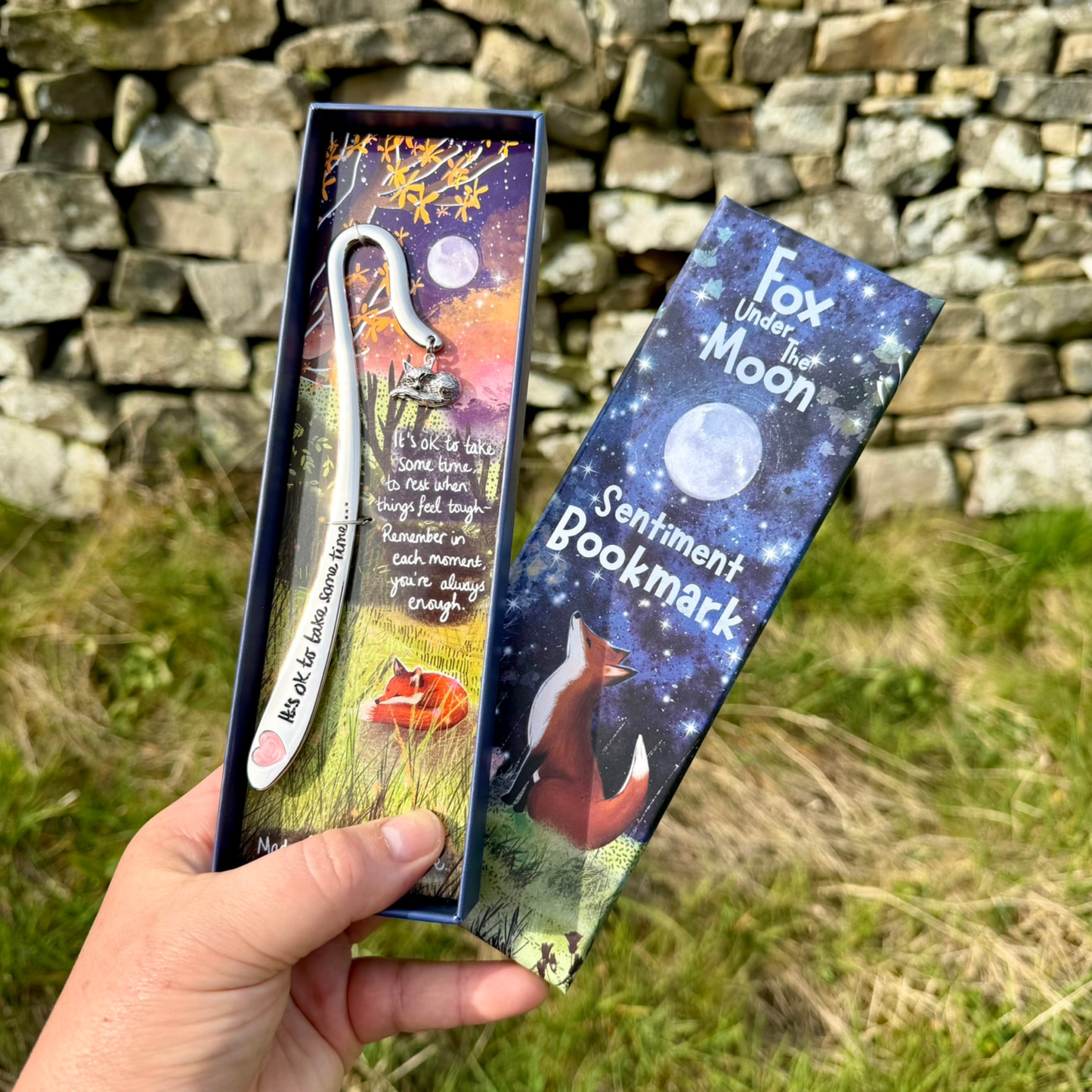 Boxed Sentiment Bookmark - Take Some Time
