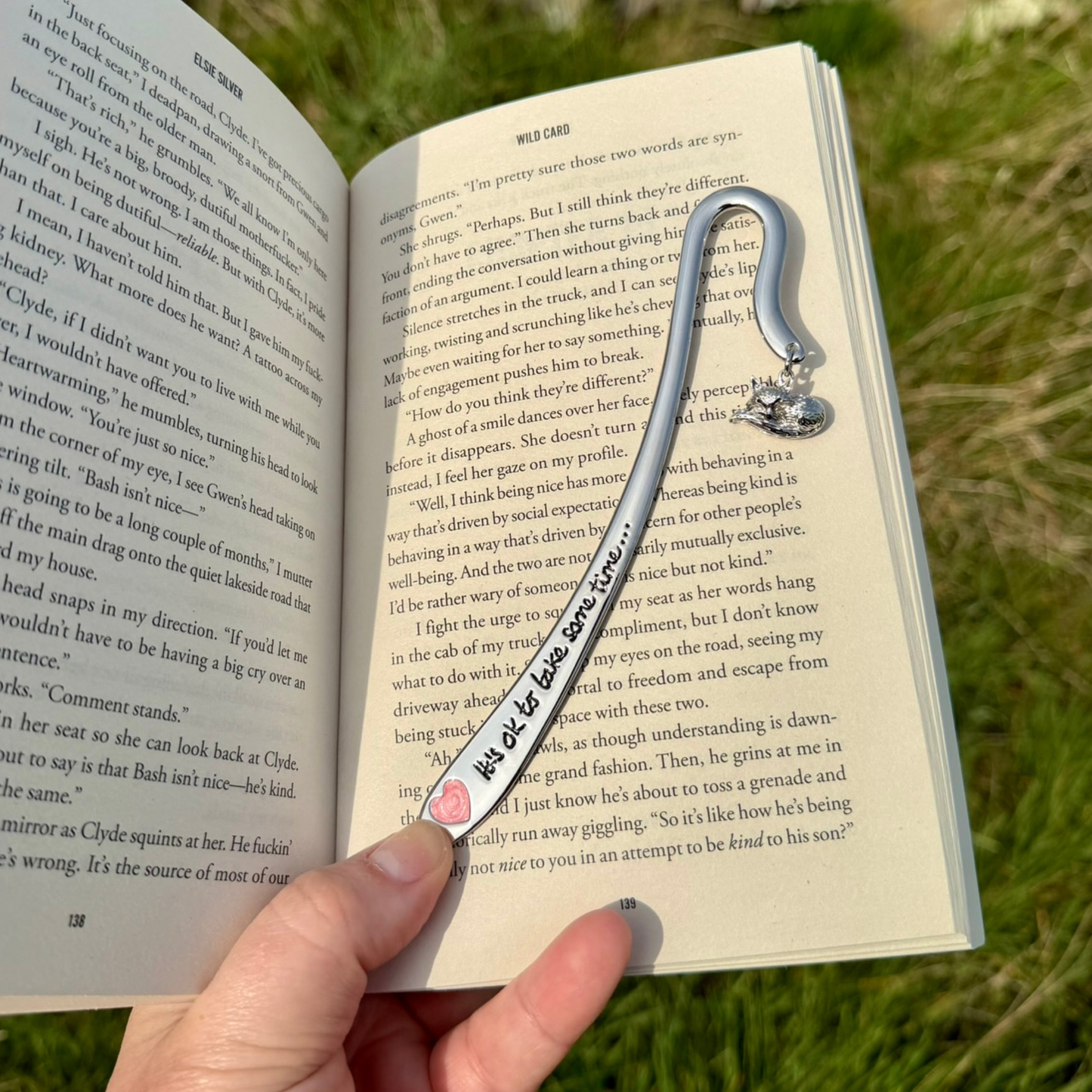 Boxed Sentiment Bookmark - Take Some Time