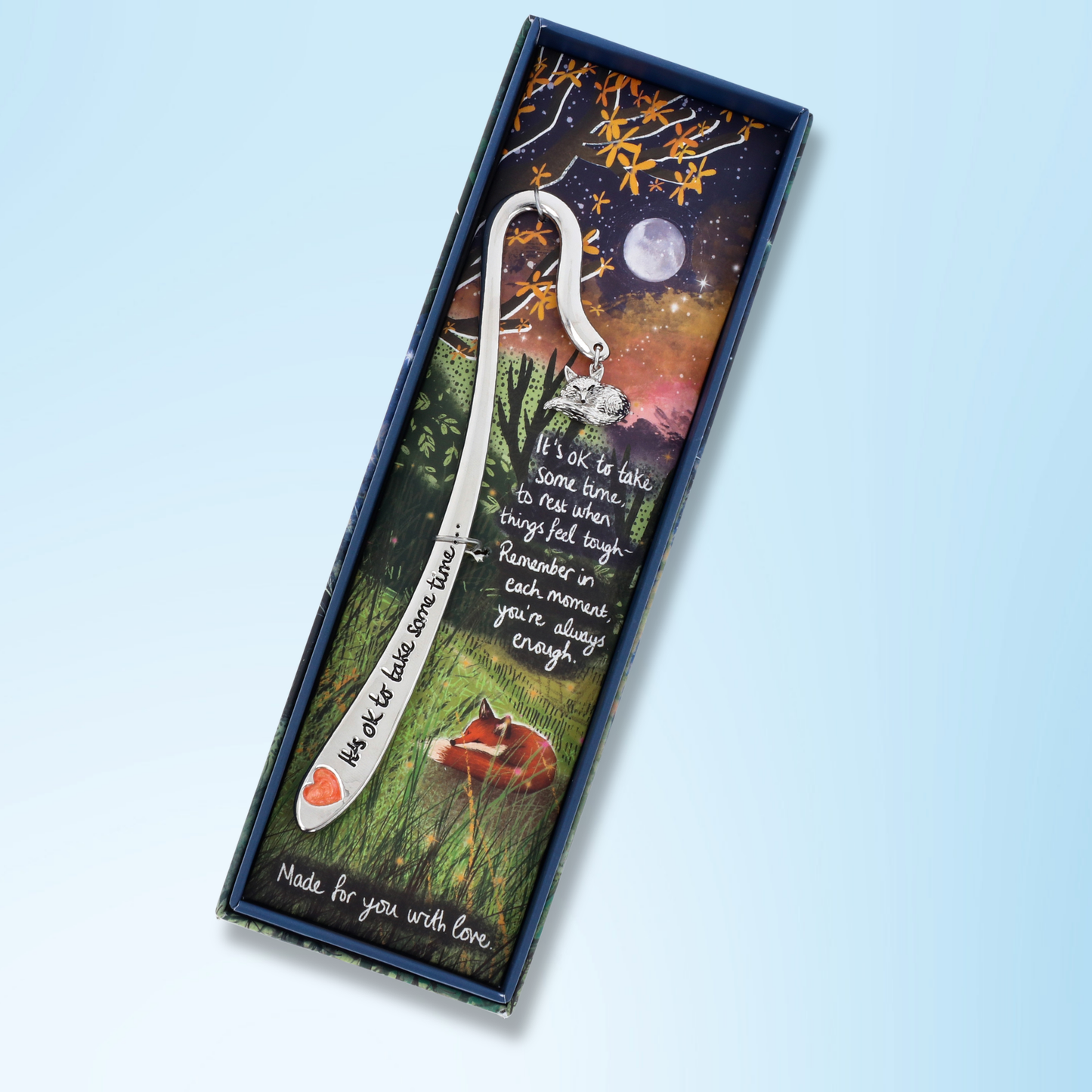 Boxed Sentiment Bookmark - Take Some Time