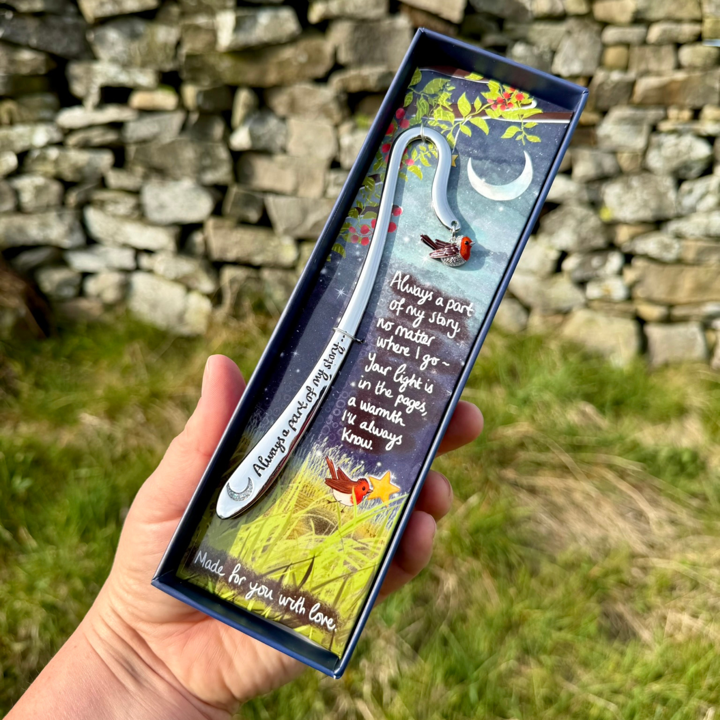 Boxed Sentiment Bookmark - Part Of My Story