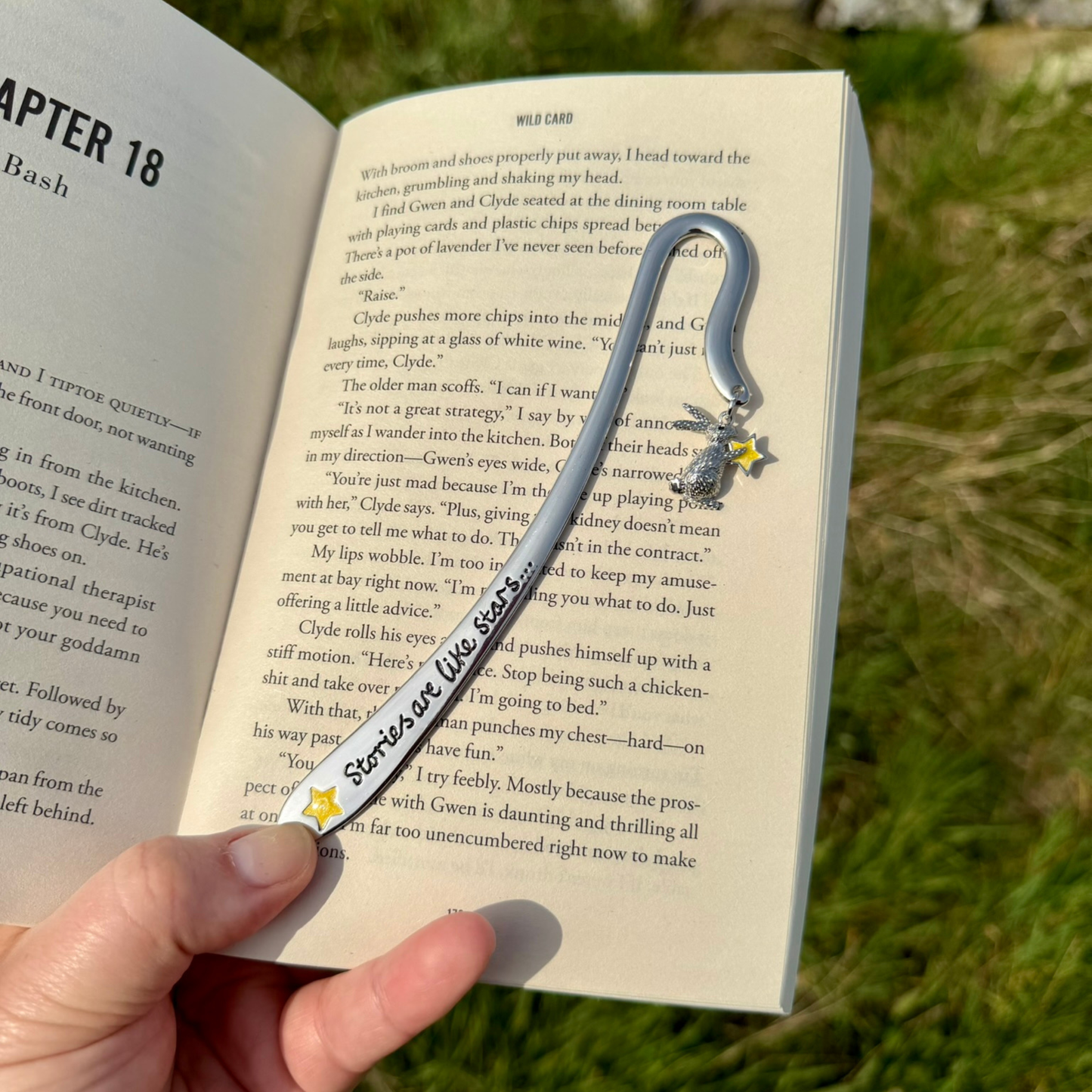 Boxed Sentiment Bookmark - Stories Are Like Stars