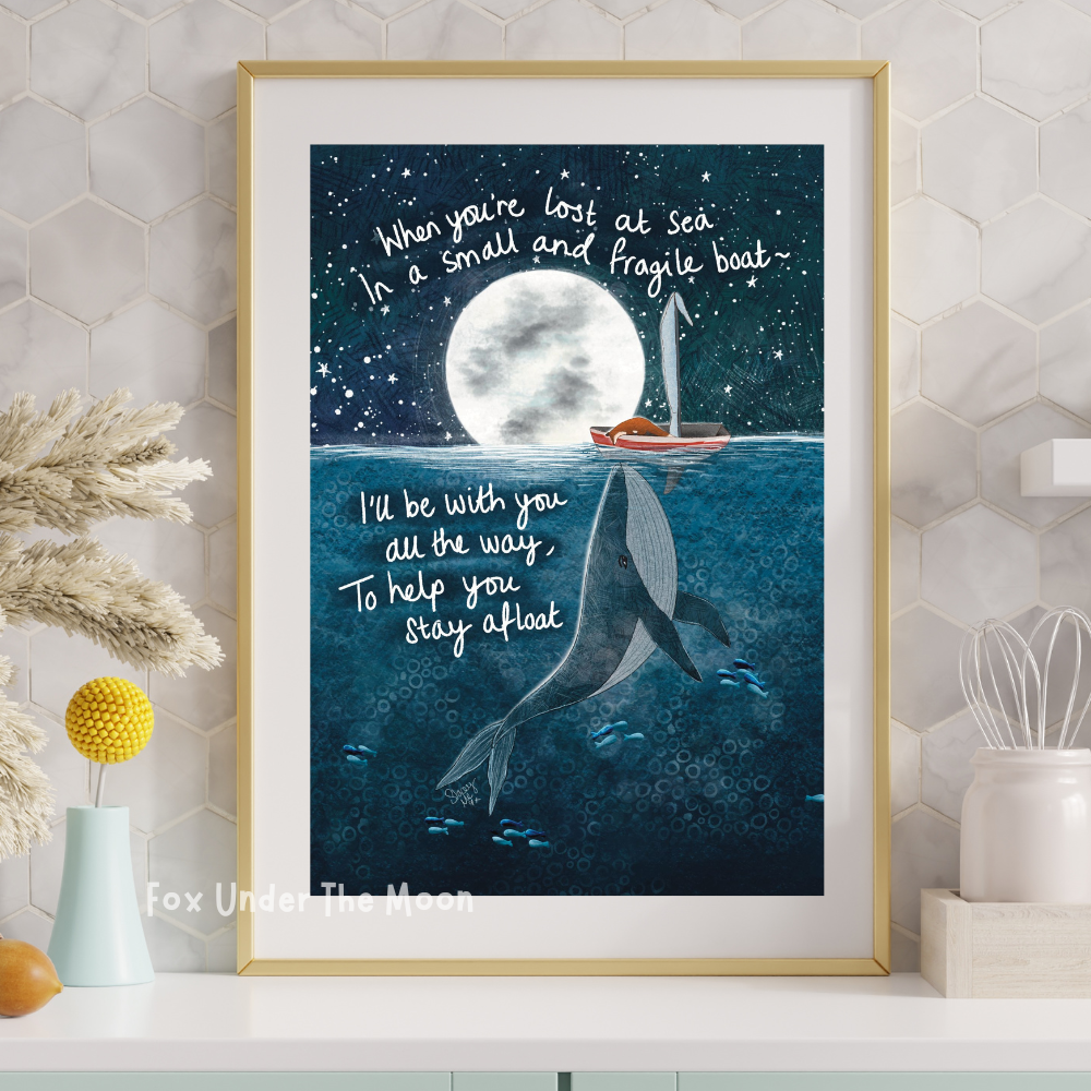 'Stay Afloat' Art Print