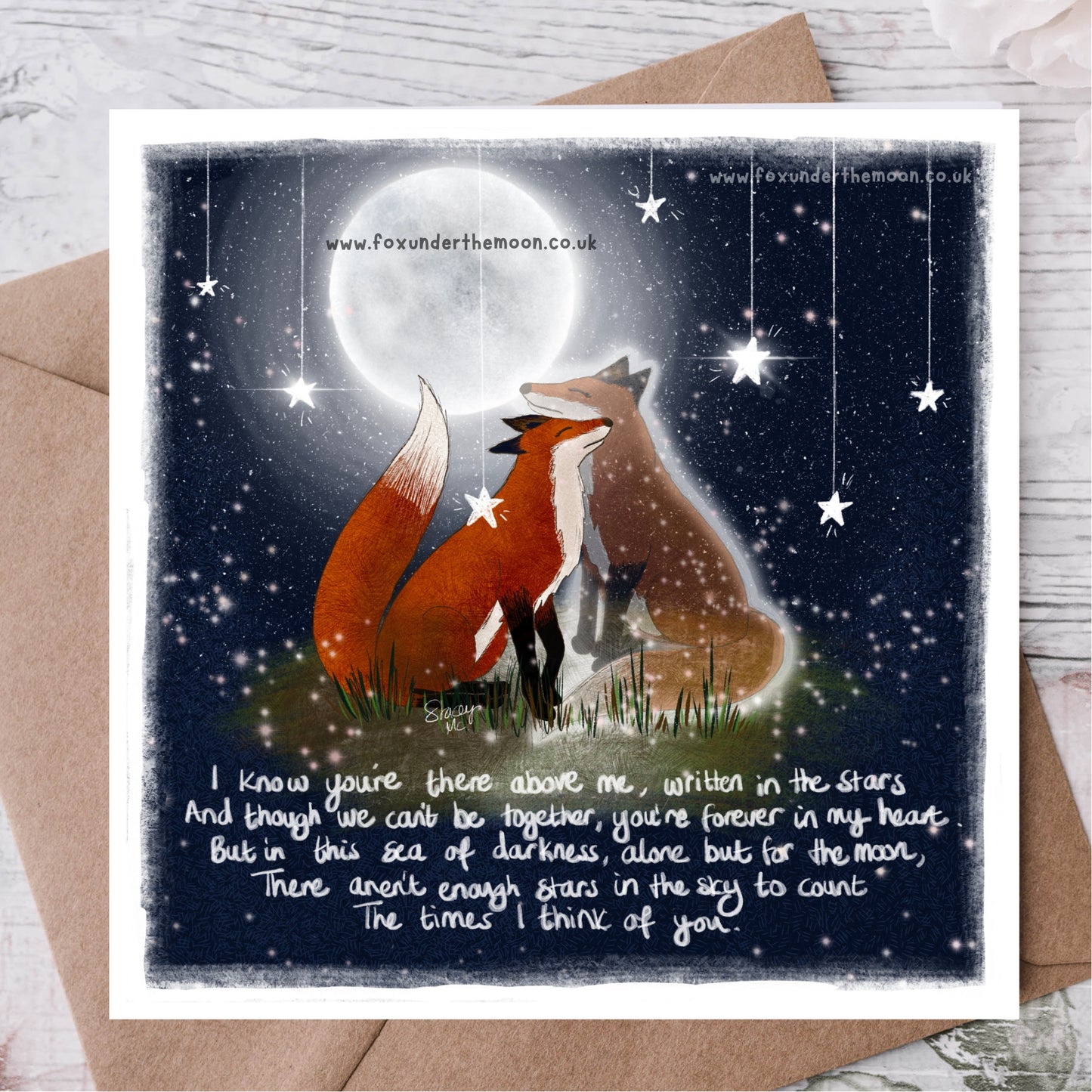 'In The Stars' Single Greeting Card