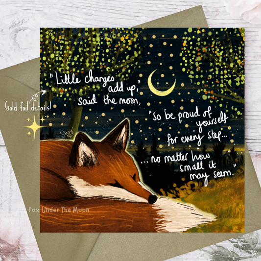 'Little Changes' Single Greeting Card