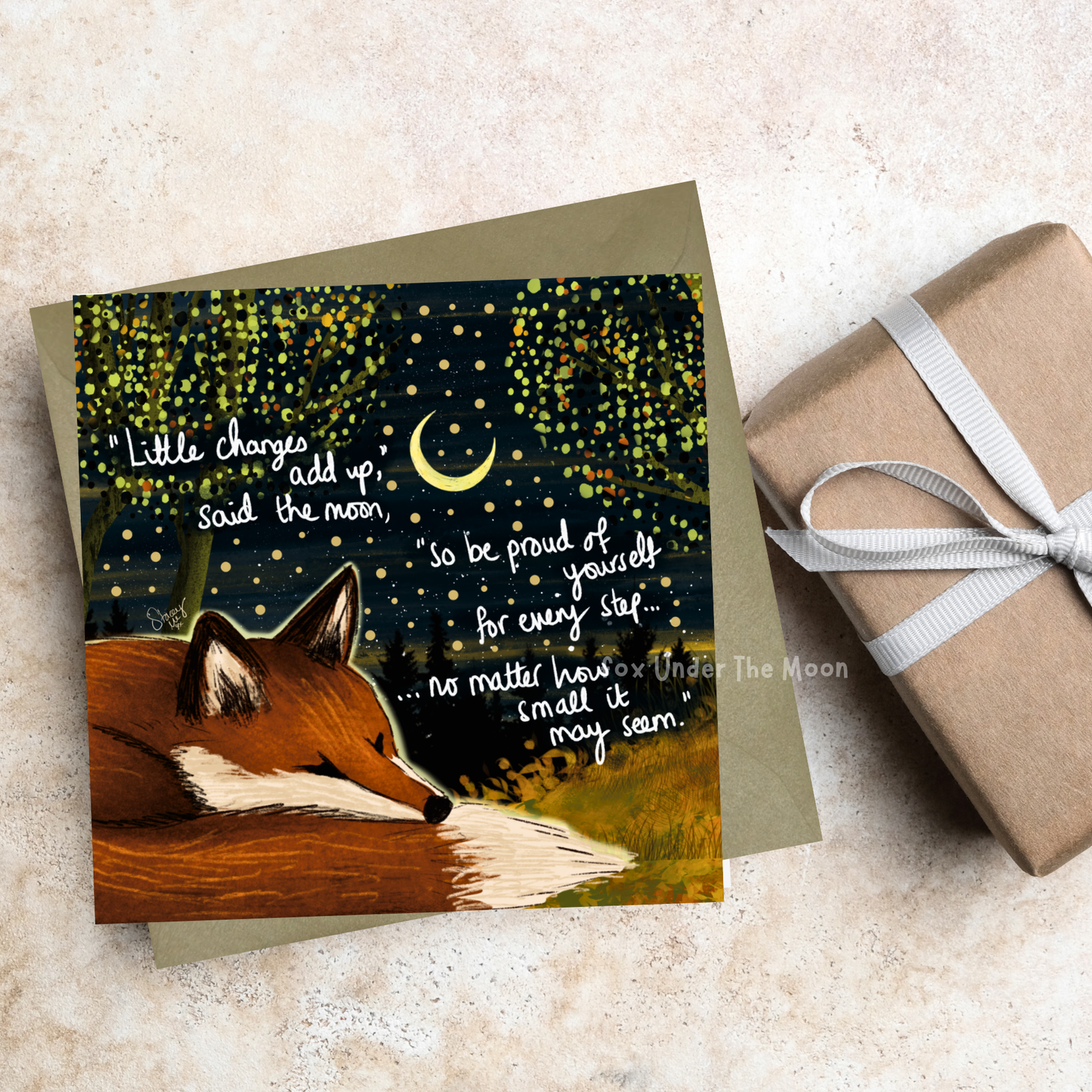 'Little Changes' Single Greeting Card