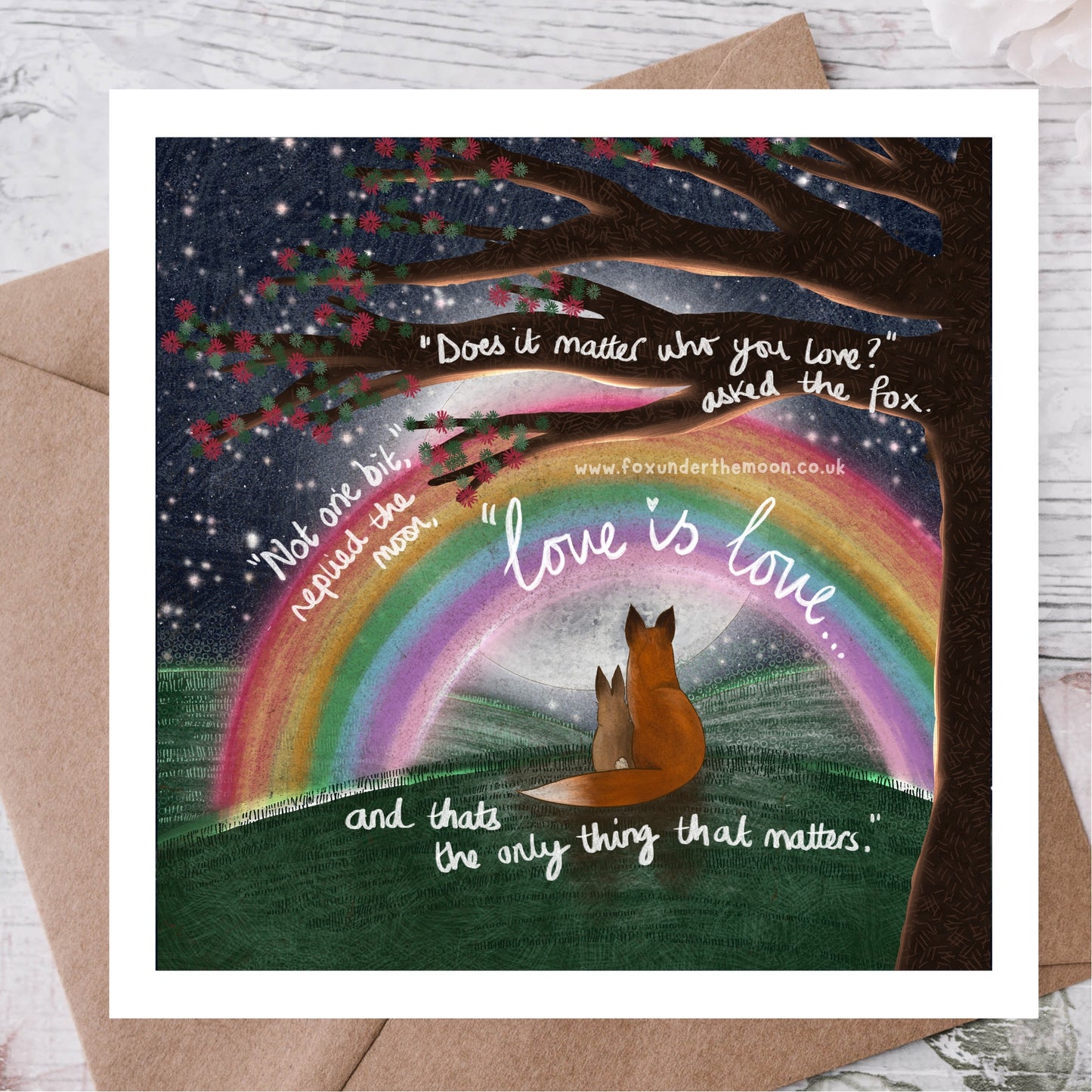 'Love Is Love' Single Greeting Card