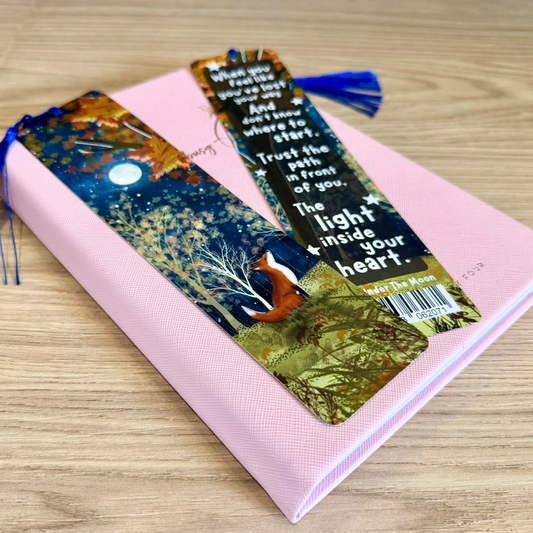 Bookmark with Tassel: Trust The Path