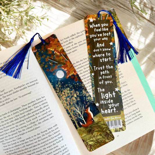 Bookmark with Tassel: Trust The Path