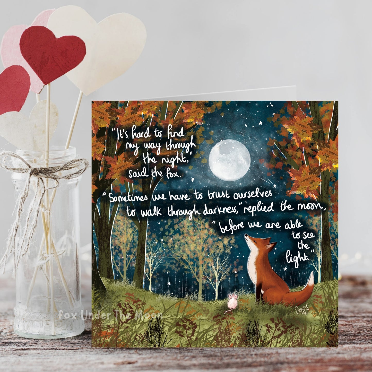 'Trust Yourself' Single Greeting Card