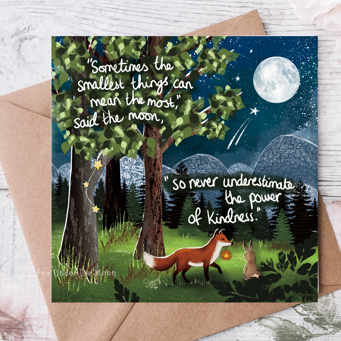 'Smallest Things' Single Greeting Card