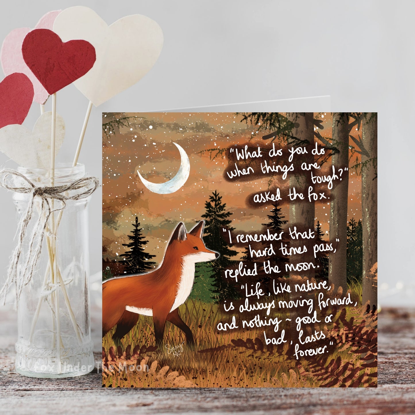 'Moving Forward' Single Greeting Card