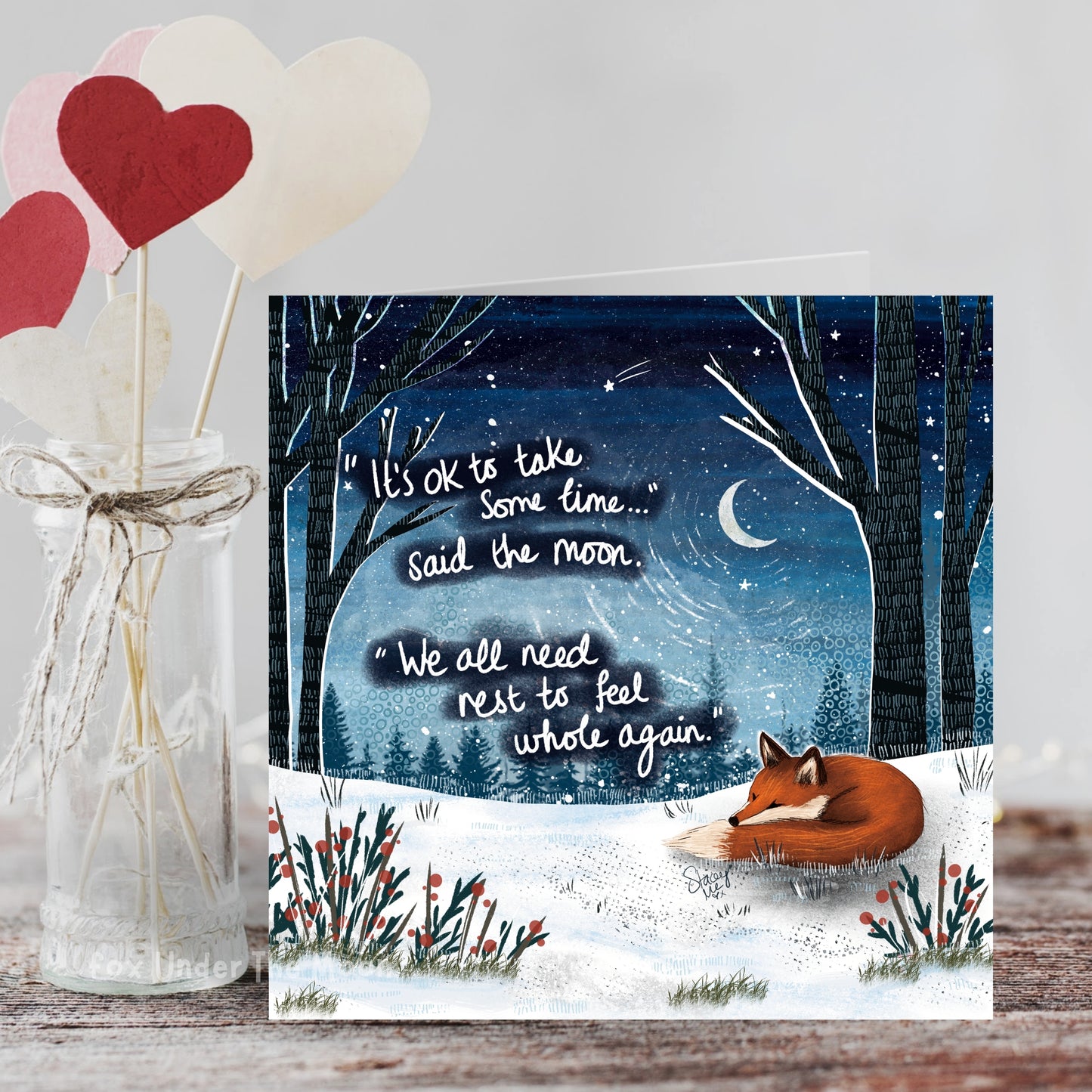 'Whole Again' Single Greeting Card