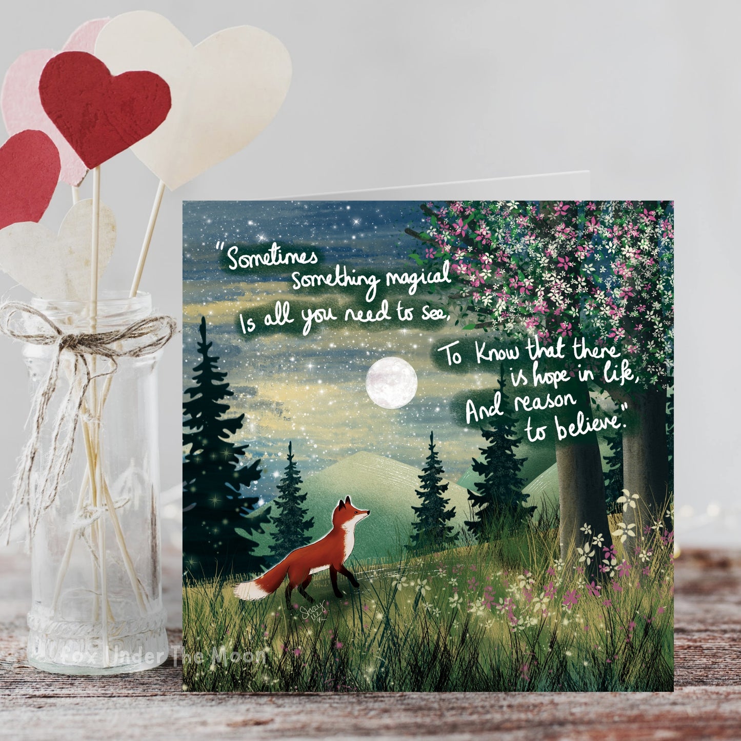 'Magical' Single Greeting Card