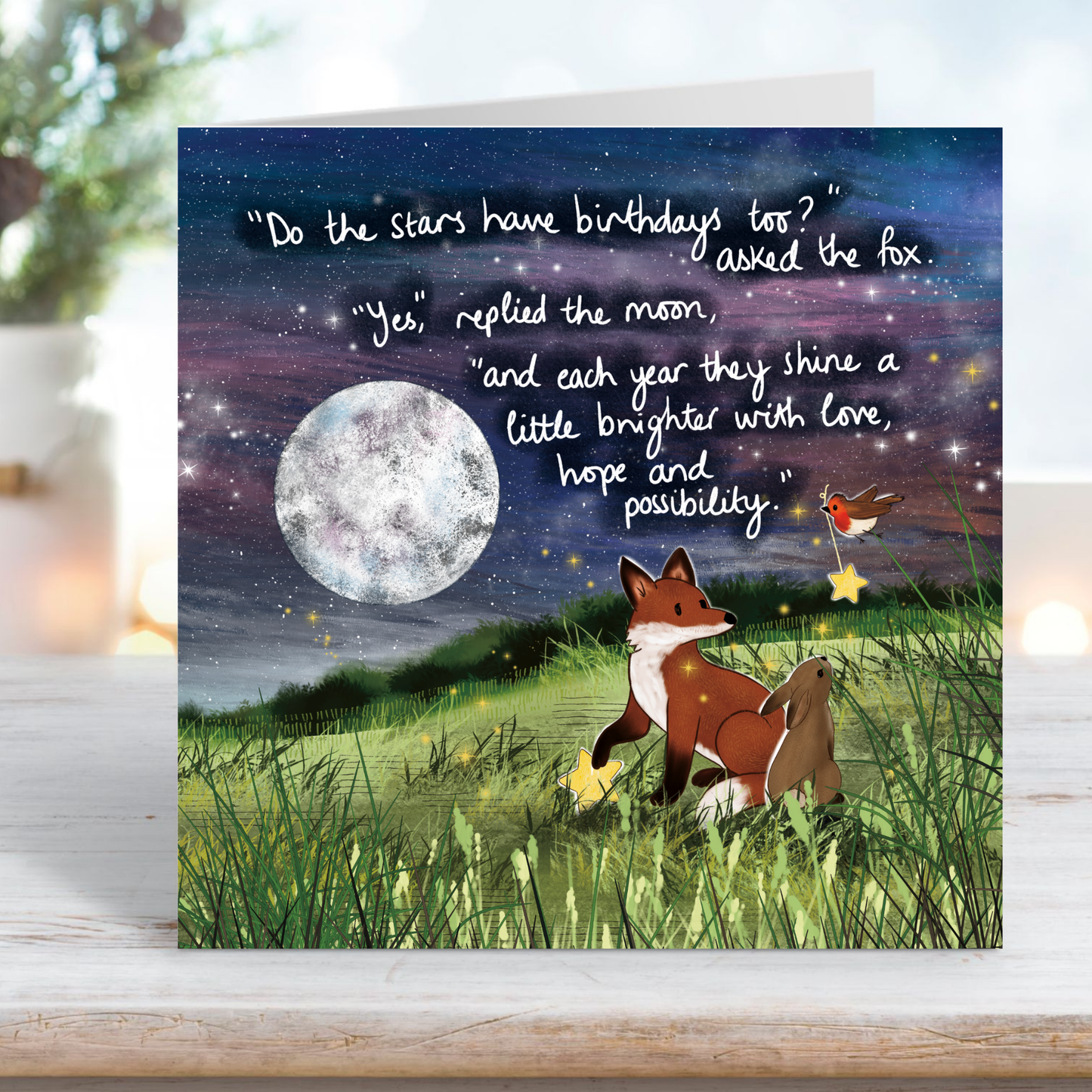 'Birthday Stars' - Birthday Card