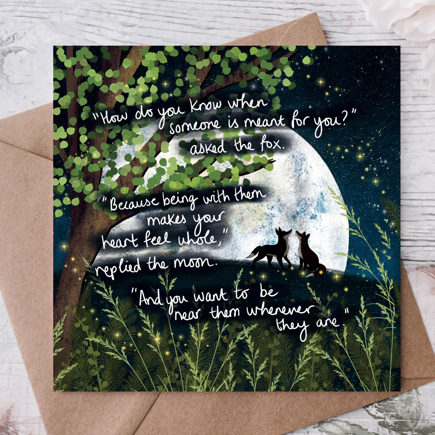 'Meant For You' - Wedding, Anniversary, Engagement card