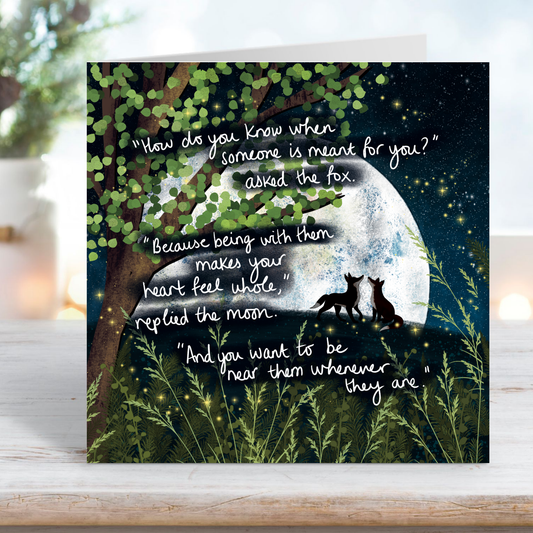 'Meant For You' - Wedding, Anniversary, Engagement card