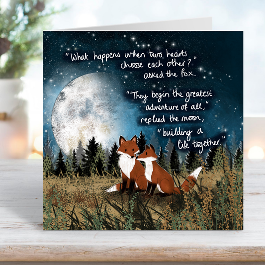 'Hearts Choose' - Wedding, Anniversary, Engagement card