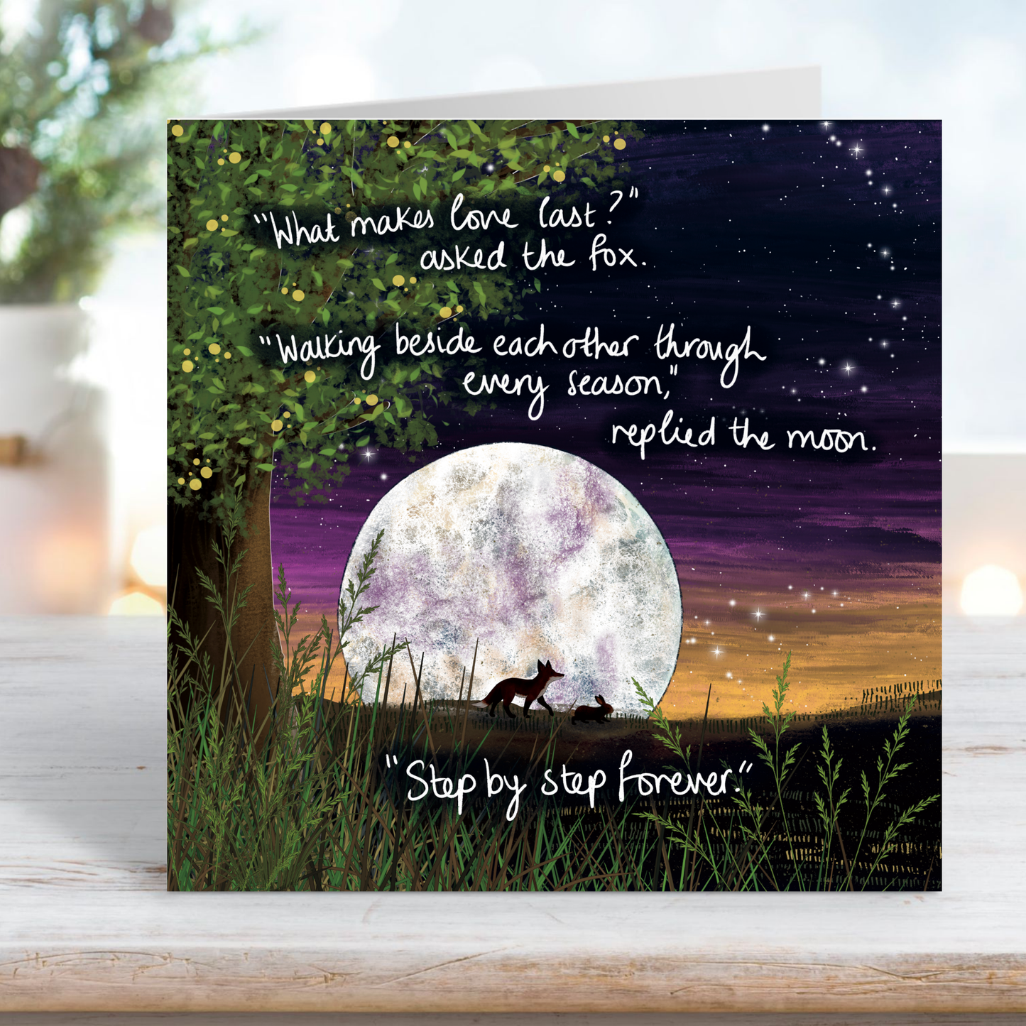 'Step By Step' - Single Greeting Card