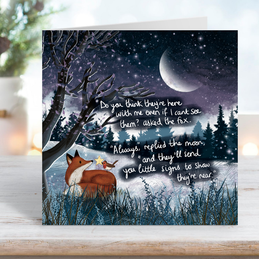 'Little Signs' - Single Greeting Card