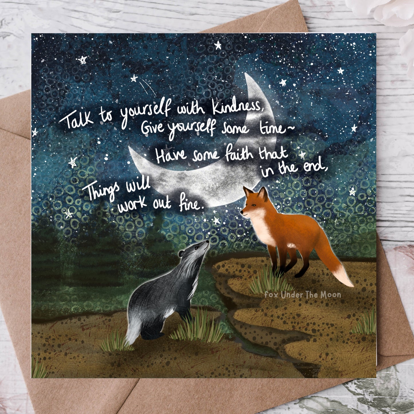'Have Faith' Single Greeting Card