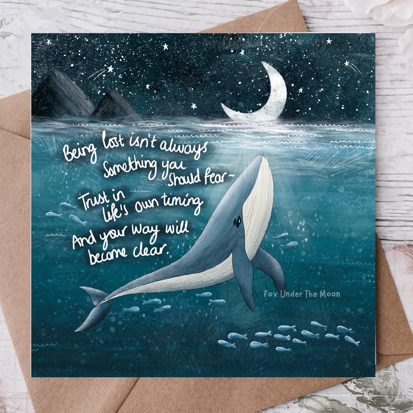 'Find Your Way' Single Greeting Card