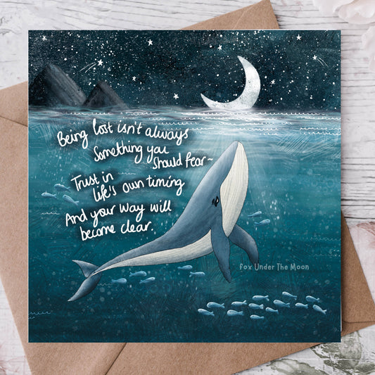 'Find Your Way' Single Greeting Card