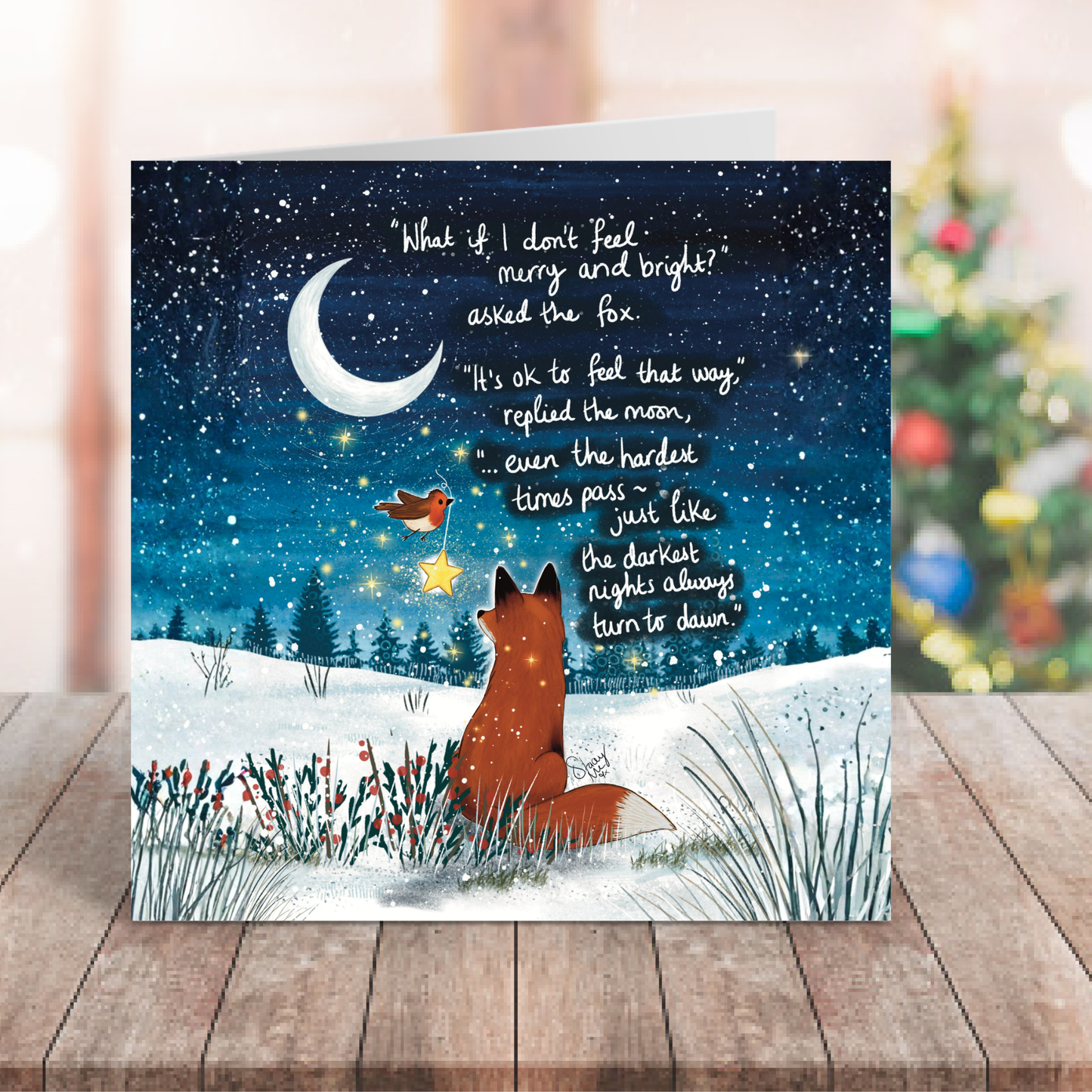 'Darkest Nights' - Christmas Card