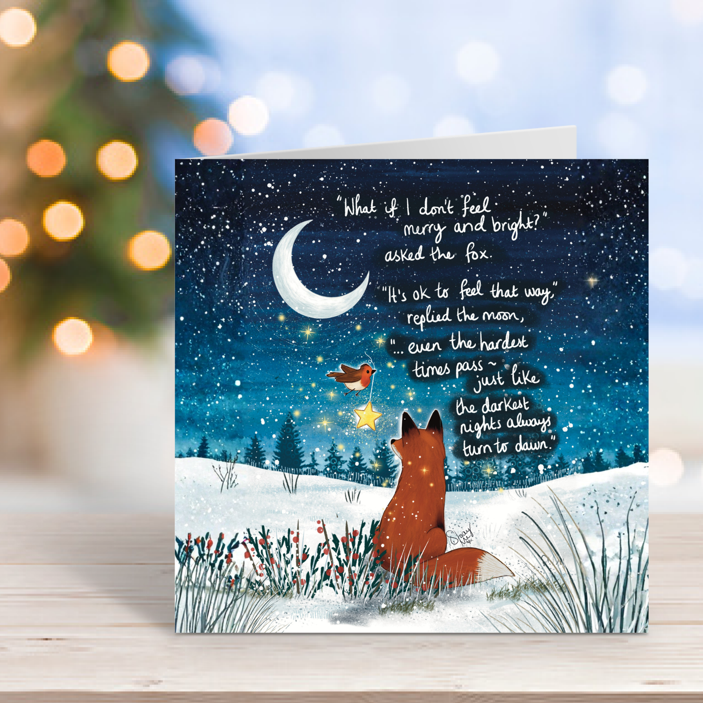 'Darkest Nights' - Christmas Card