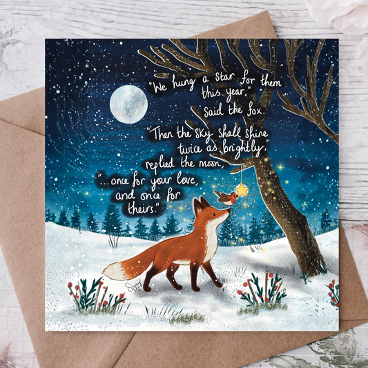 'Twice As Bright' - Christmas Card