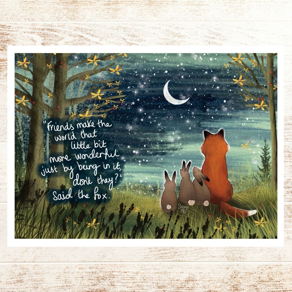 A4 Art Print ~ Friends