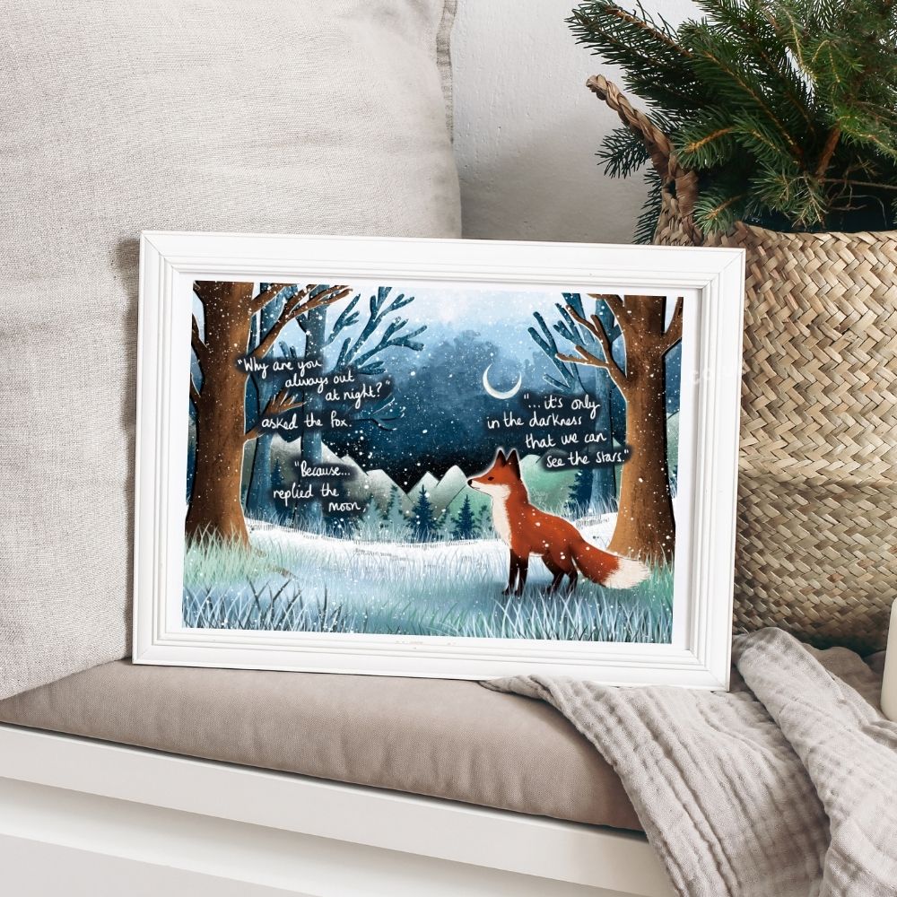 A4 Art Print ~ Out at Night