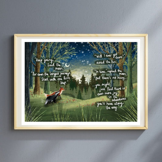 A4 Art Print ~ Keep Going