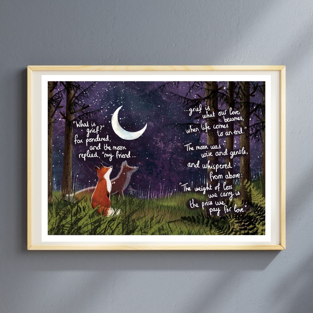 A4 Art Print ~ Grief