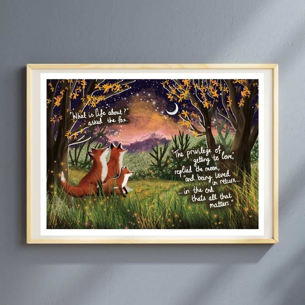A4 Art Print ~ Being Loved