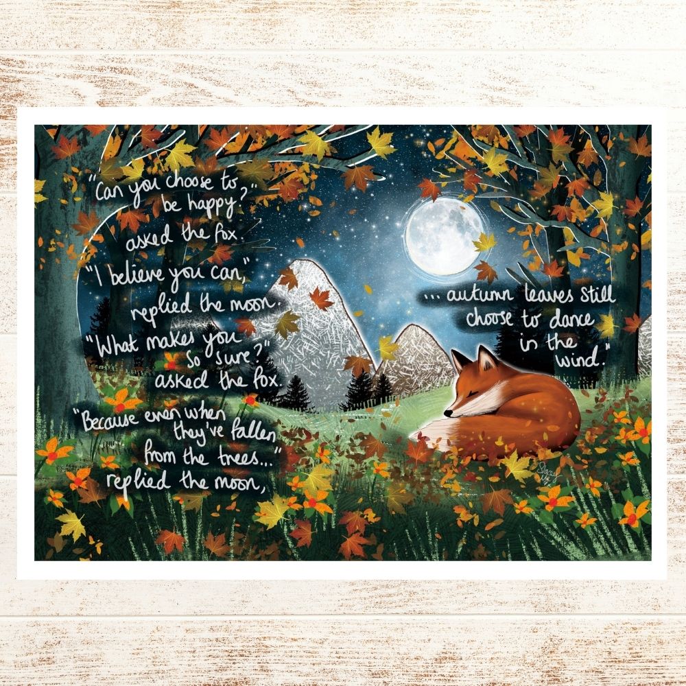 A4 Art Print ~ Dance In The Wind