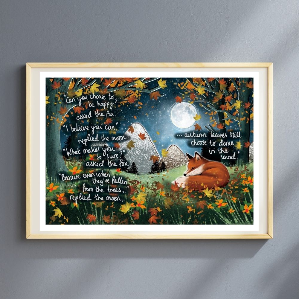A4 Art Print ~ Dance In The Wind
